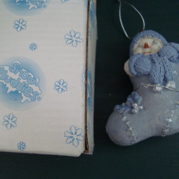 Encore Snow Buddies Buddy in Stocking 94275 Christmas Ornament 1999 New - Picture 5 of 5